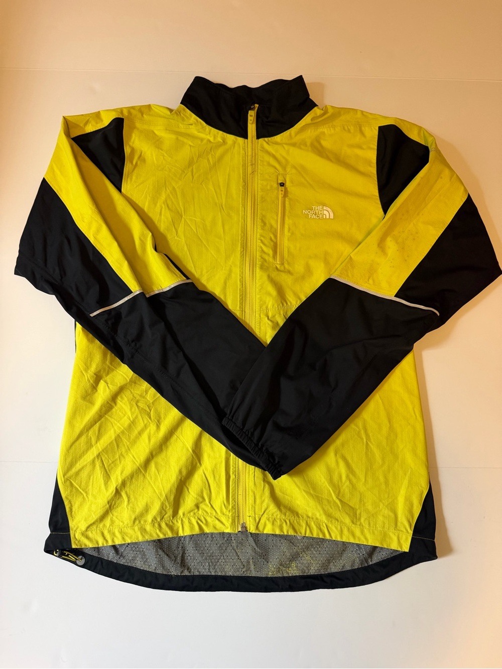 The North Face Men’s Yellow and Black Lightweight Jacket